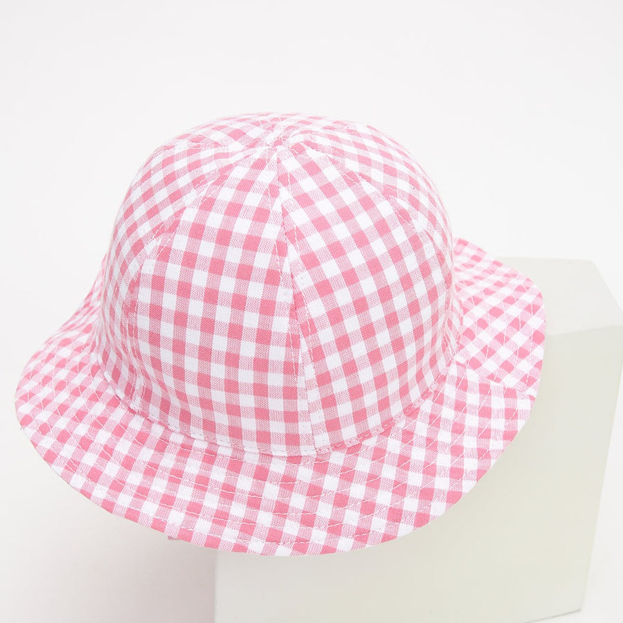 Bucket Hat for Infants with a chin tie