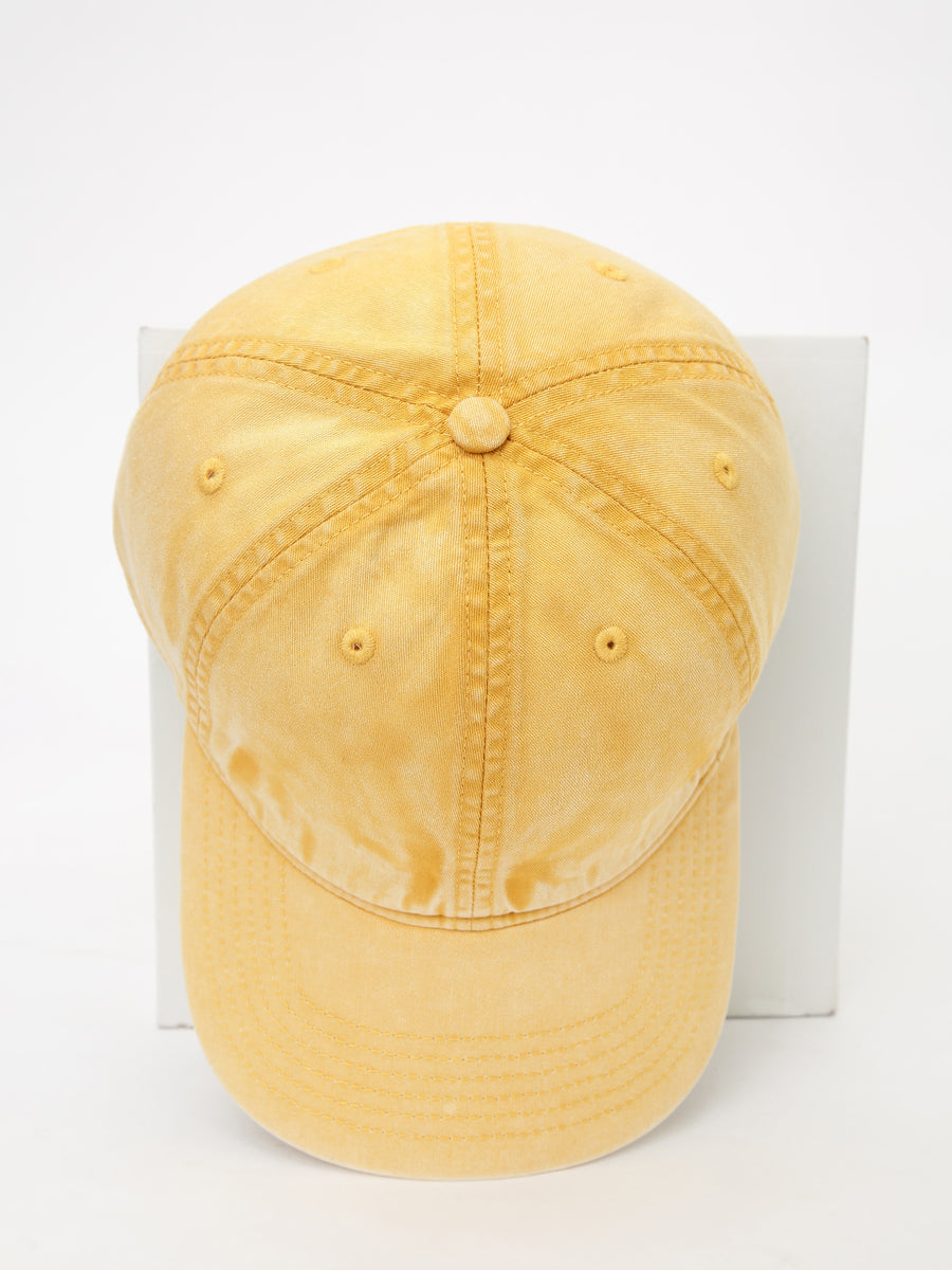 Baseball Cap Vintage Washed - Ochre yellow