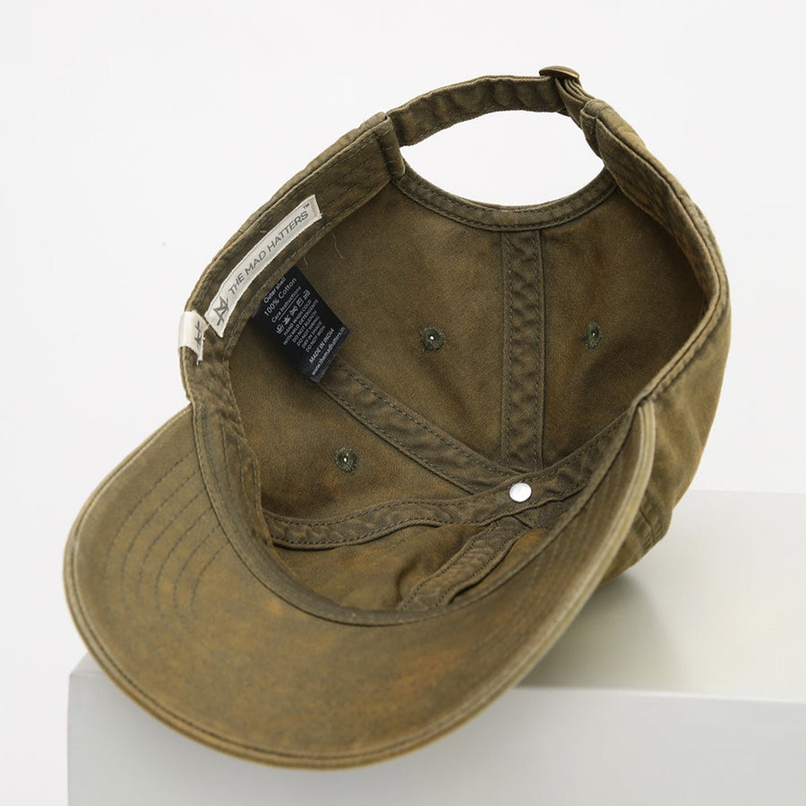 Baseball Cap Vintage Washed - Olive green