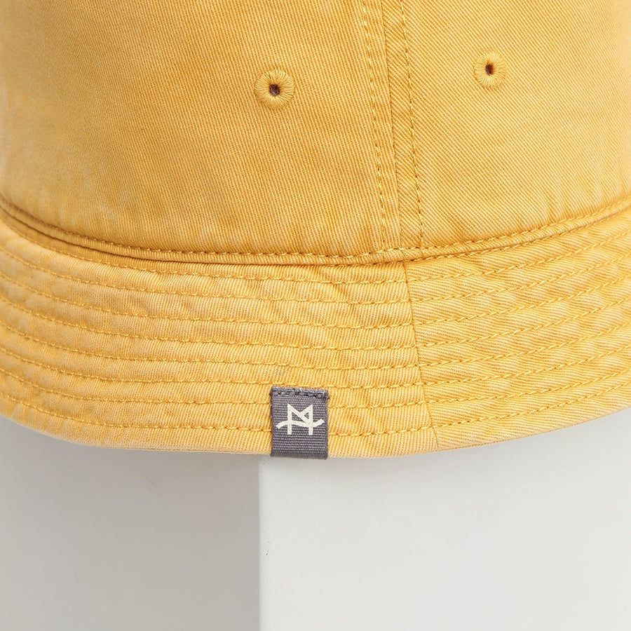 Bucket Hat Vintage Washed - Ochre Yellow