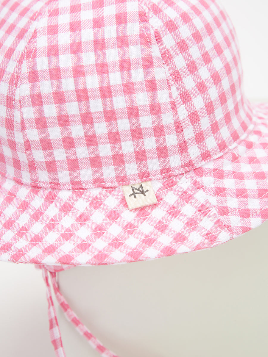 Bucket Hat for Infants with a chin tie