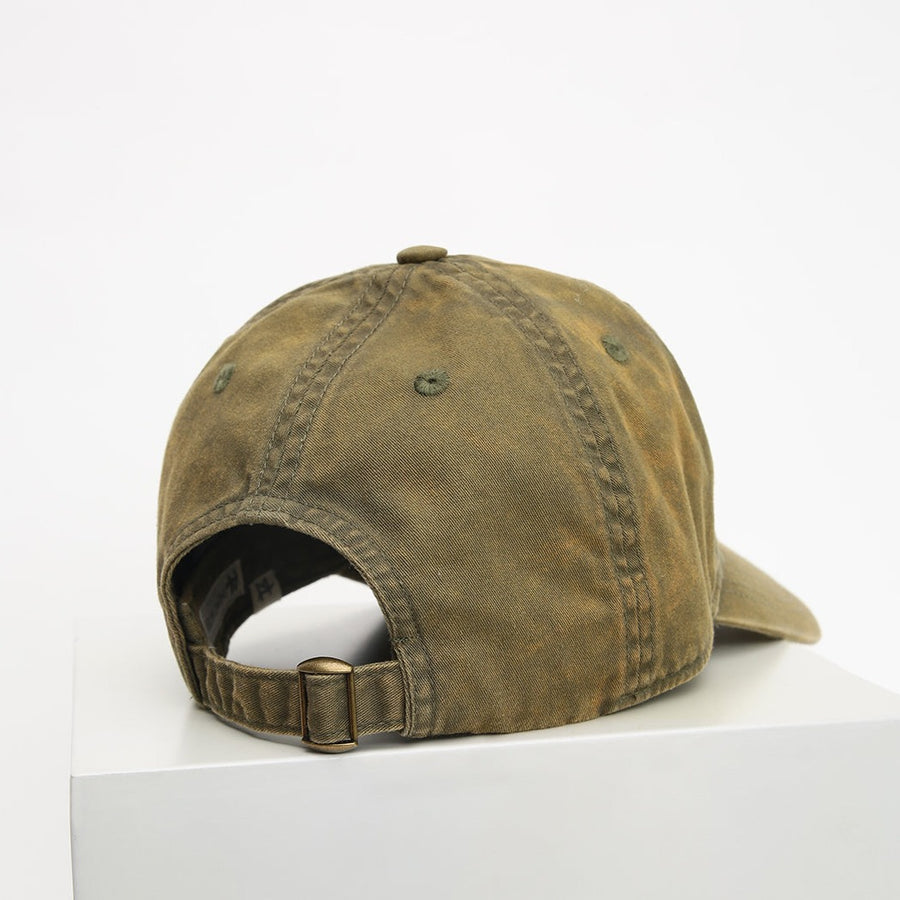 Baseball Cap Vintage Washed - Olive green