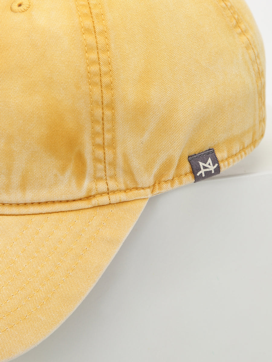 Baseball Cap Vintage Washed - Ochre yellow