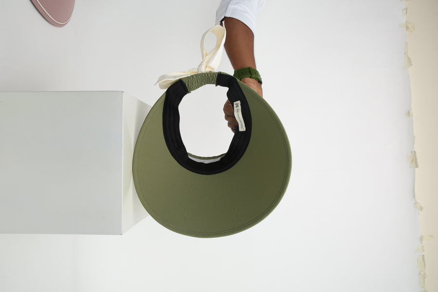 Visor Sun Hat - Moss Green