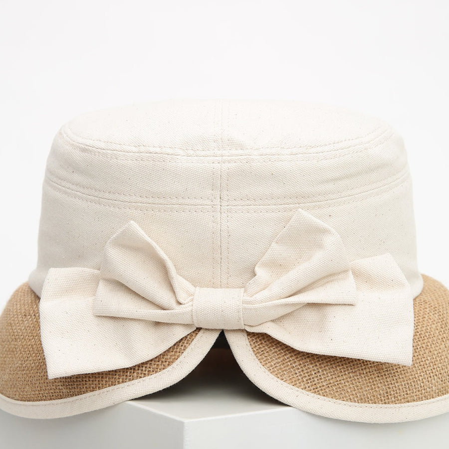 Bow Hat Beige