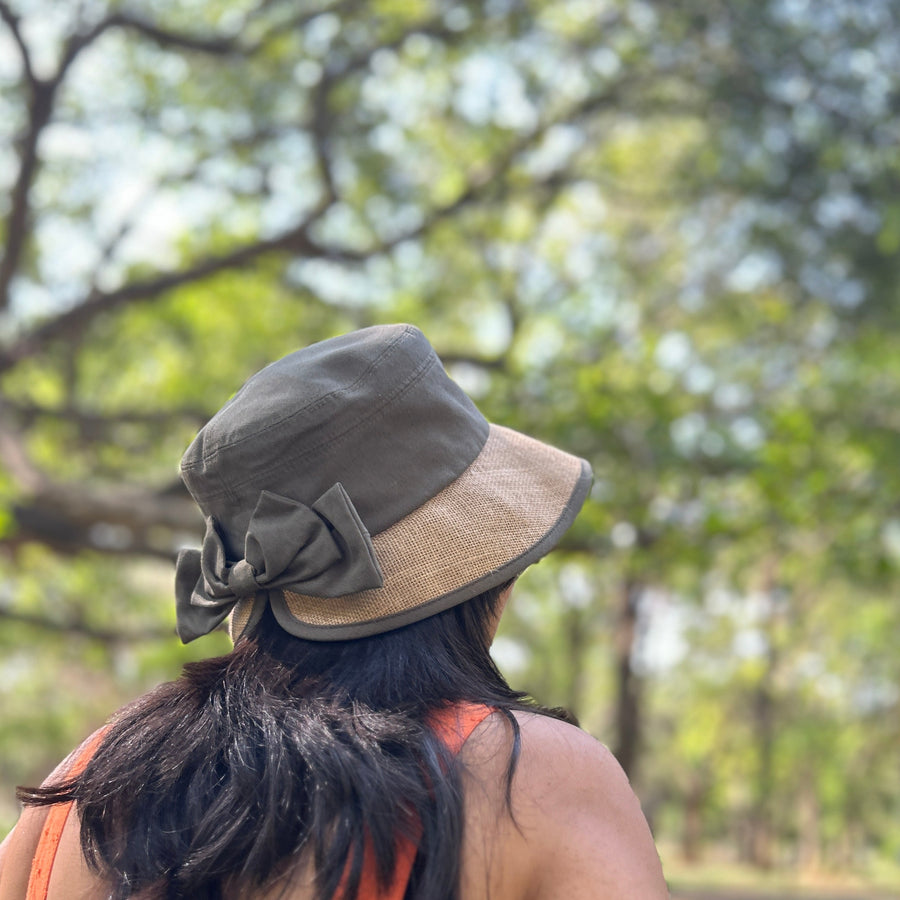 Bow Hat Olive