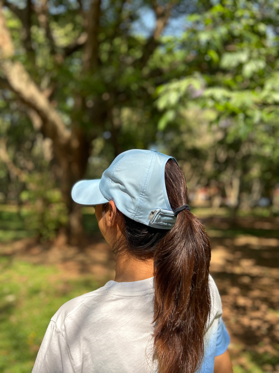 Ponytail Cap Sky Blue