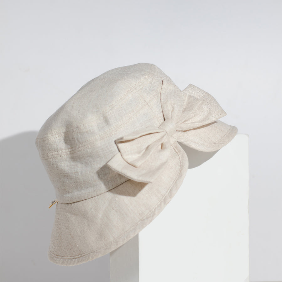 Bow Hat - Off-White