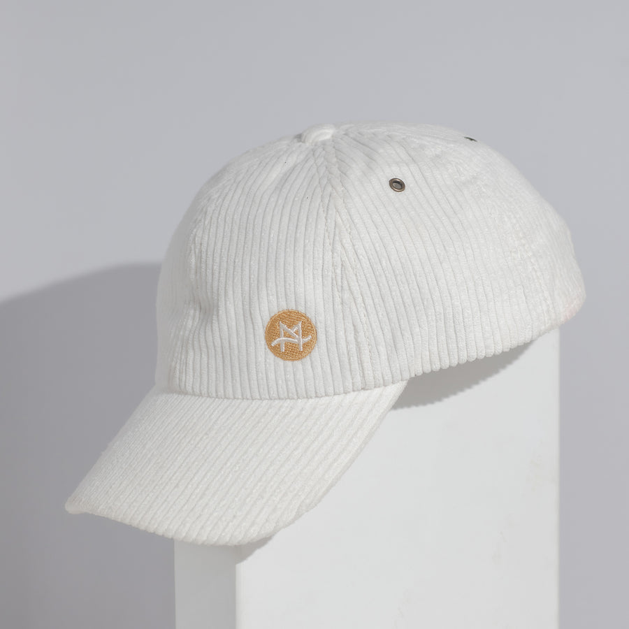 Corduroy Baseball Cap - Ivory