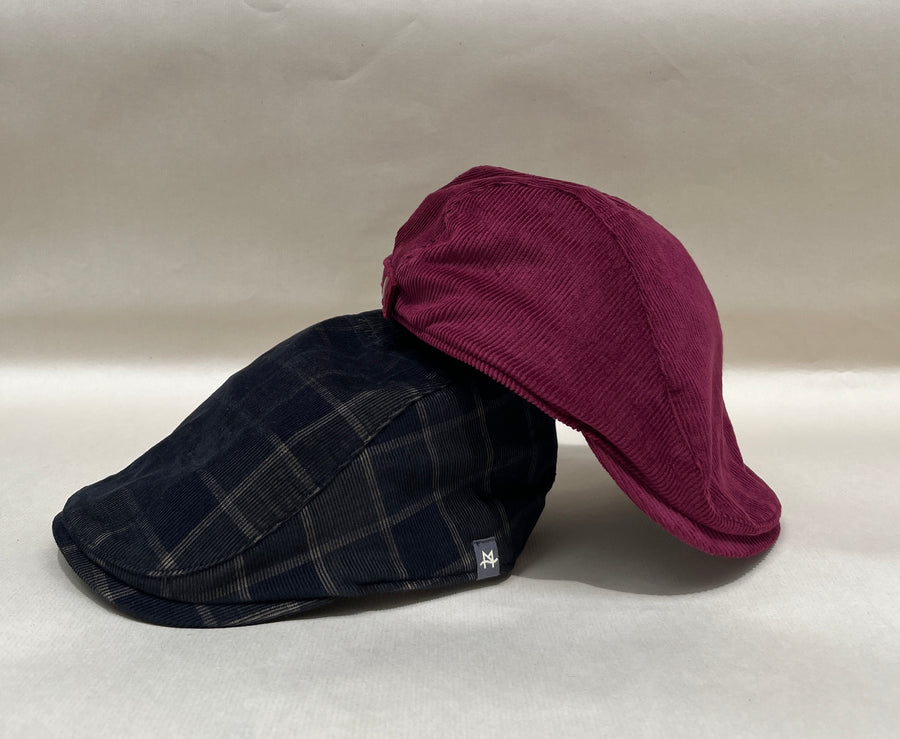 Maroon corduroy Golf Cap –