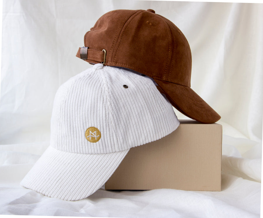 Corduroy Baseball Cap - Ivory