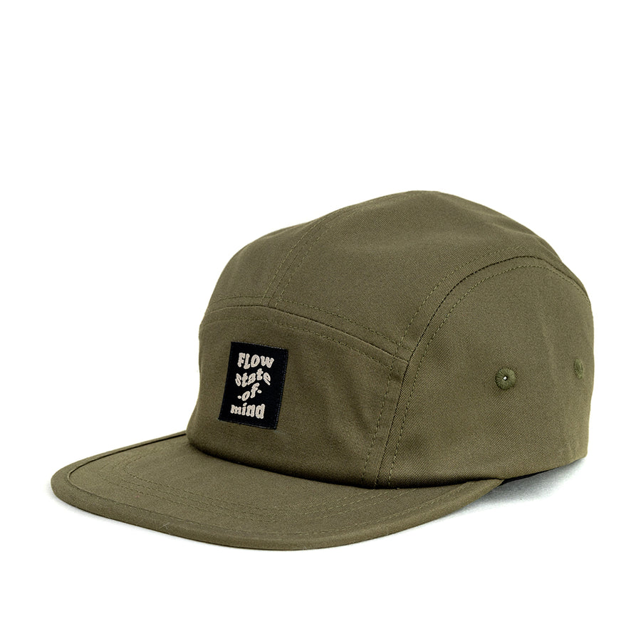 Long Panel Cap Moss Green