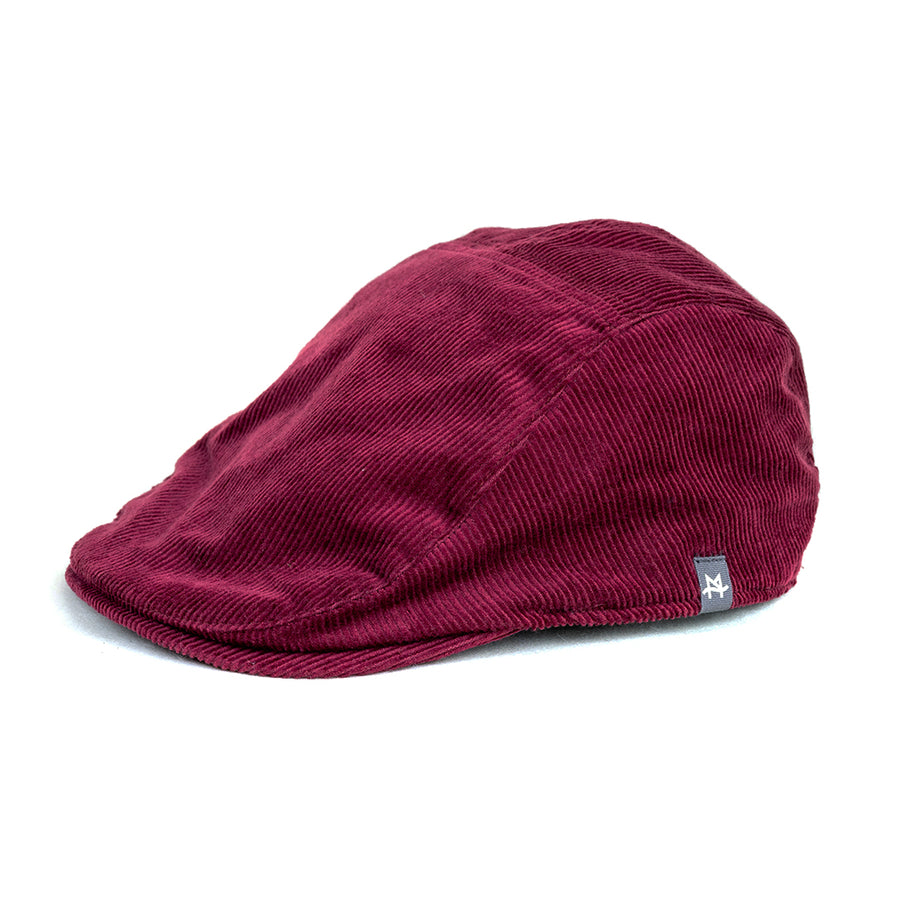 Maroon corduroy Golf Cap