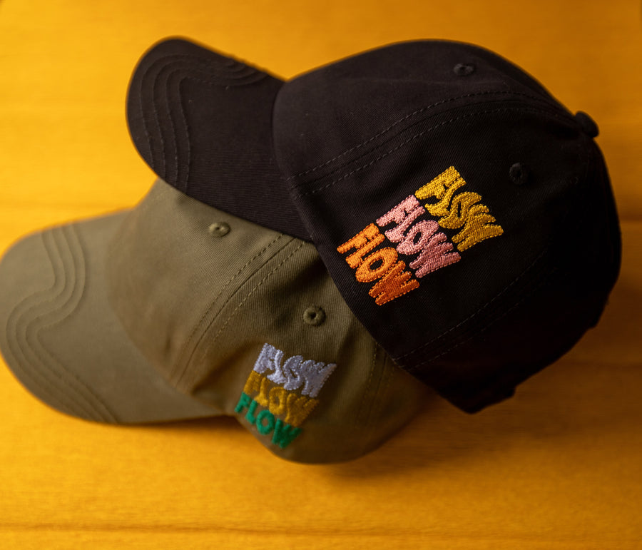 Flow Black dad hat
